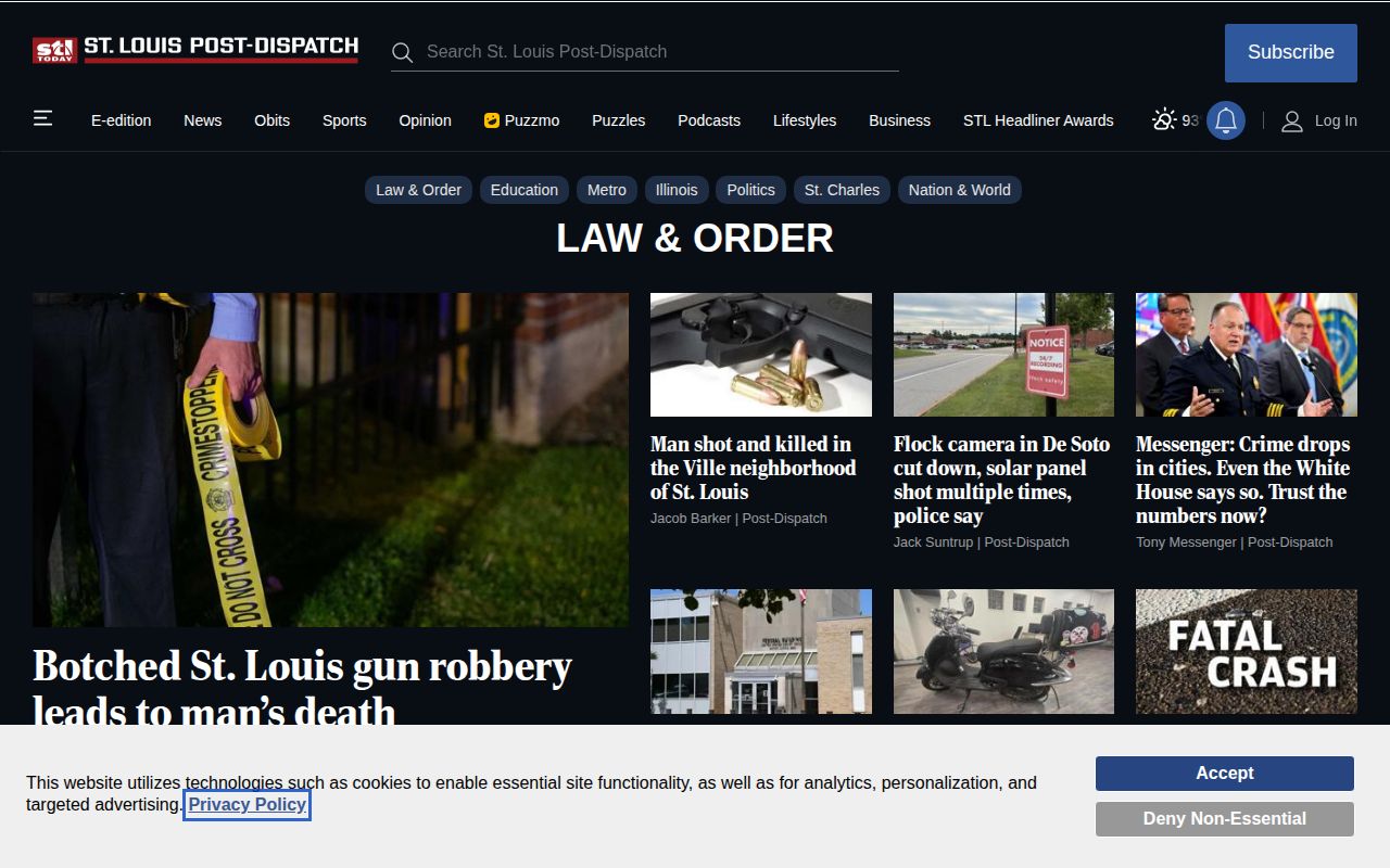 St. Louis County arrest news follow-up from a local Crime and Courts source